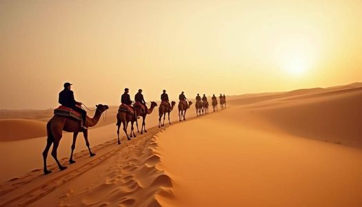 desert adventure from Marrakech: camel ride in Merzouga dunes, Ait Benhaddou kasbah, Todgha Gorges & Sahara sunset. All transfers & desert camp included.